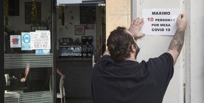 Limitaciones de aforo para la hostelería, en Navarra. 