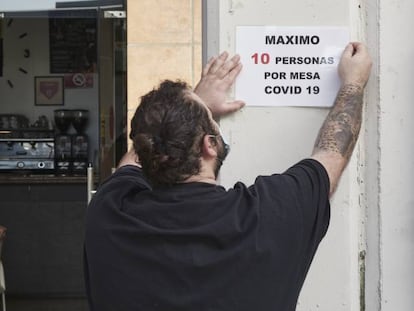 Limitaciones de aforo para la hostelería, en Navarra. 