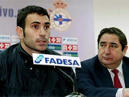 José Francisco Molina, hoy en la rueda de prensa que ha ofrecido en La Coruña
