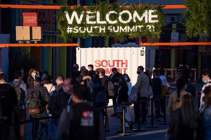Público en la cumbre tecnológica South Summit, en Madrid, que tuvo lugar entre el martes y el jueves de la semana pasada.

