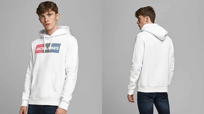 sudadera blanca, sudadera blanca hombre, sudadera blanca mujer, sudadera blanca con capucha, sudadera blanca niño, sudadera blanca basica