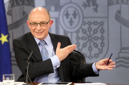 Montoro, en la rueda de prensa posterior al Consejo.