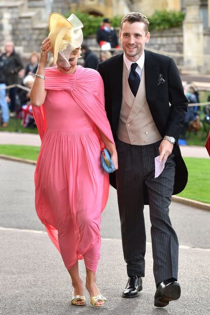 La modelo y actriz Pixie Geldof y George Barnett.