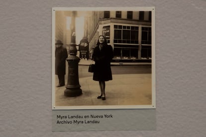 Myra Landau en una fotografía tomada en Nueva York.