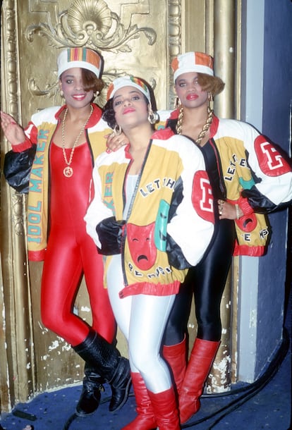 Salt n Pepa vestidas por Dapper Dan en 1980