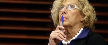 La alcaldesa de Madrid, Manuela Carmena.