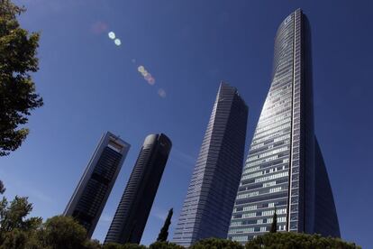 Complejo de las Cuatro Torres en Madrid.