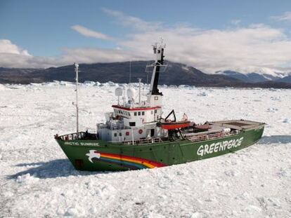 El buque de Greenpeace 'Arctic Sunrise'.