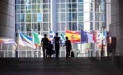 Sede del Parlamento europeo, en Bruselas.