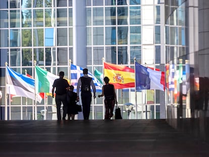 Sede del Parlamento europeo, en Bruselas.