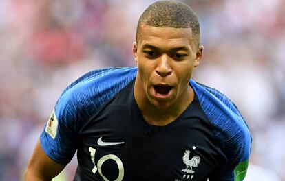 Mbappé, jugador del Paris Saint Germain