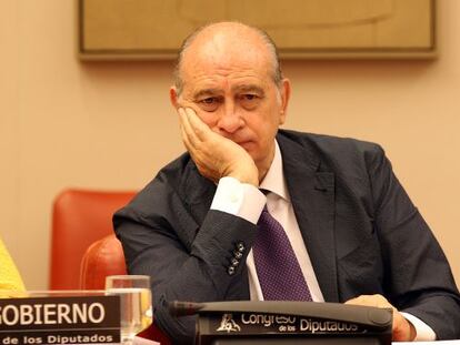 Jorge Fernández Díaz, durante su comparecencia.