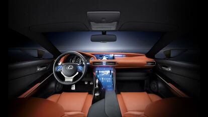 Interior del prototipo del Lexus LF-CC