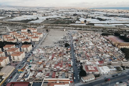 Vista aérea del barrio de El Puche.