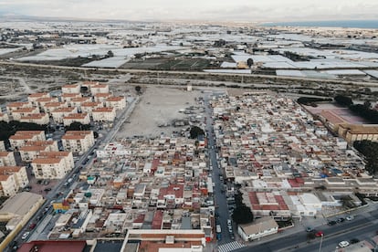 Vista aérea del barrio de El Puche.  