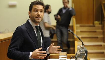 Borja Sémper, en el Parlamento vasco, el pasado junio.