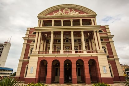 O Teatro Amazonas, em Manaus.