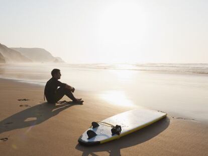 Playa de Sagres en Portugal. 