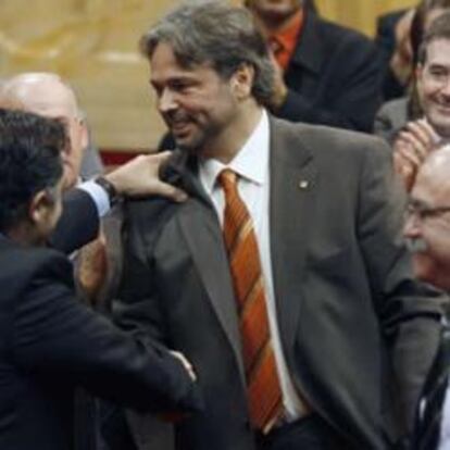Ernest Benach, el día que fue elegido presidente de la Cámara baja del Parlament de Catalunya creada tras las elecciones autonómicas del 1 de noviembre de 2006.