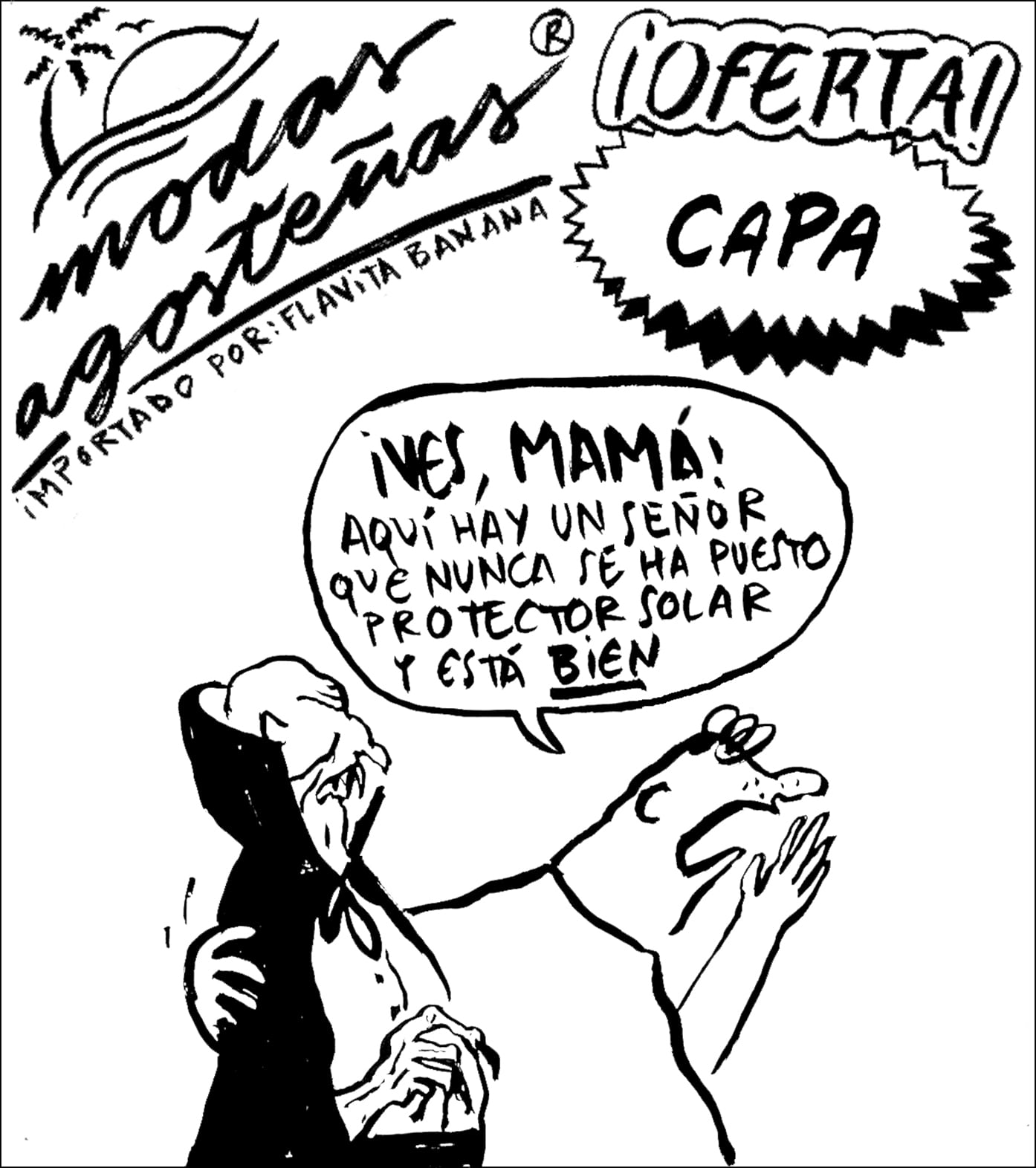 Moda agosteña de Flavita Banana: la capa
