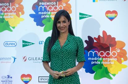 La vicealcaldesa de Madrid, Begoña Villacís, en la gala de los XII Premios Madrid Orgullo, el pasado 28 de junio de 2021.