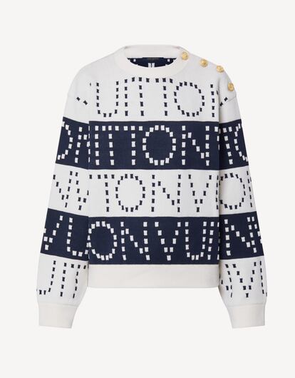 Las apasionadas de la logomanía y el estilo marinero encontrarán en este jersey de Louis Vuitton lo que buscan.

1.800€