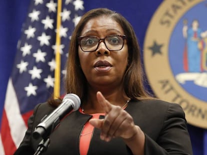 Letitia James, fiscal general de Nueva York.