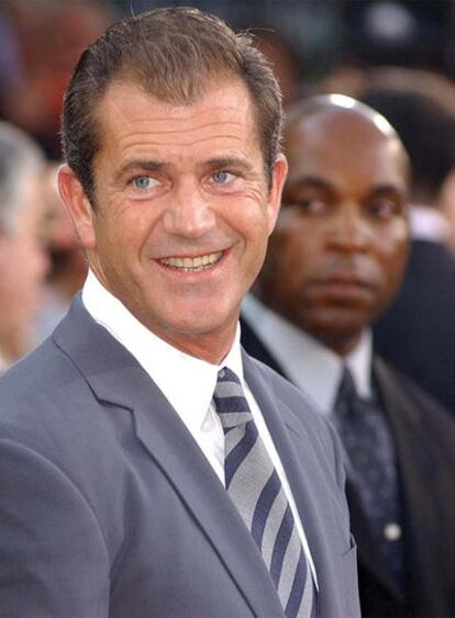 El actor Mel Gibson en el estreno de su película Signs, en 2002 en Nueva York.