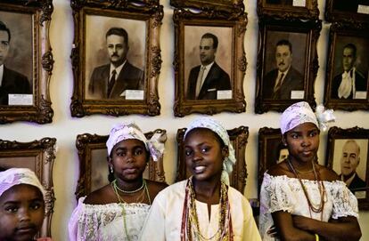 Un grupo de niñas de Salvador de Bahía.