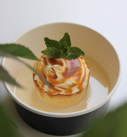 Postre de tres leches.