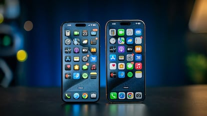 Dos iPhone de Apple