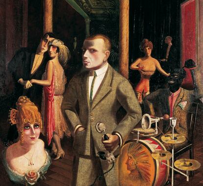 'An die Schönheit (Selbstbildnis)' (A la belleza, autorretrato), obra de Otto Dix de 1922.
