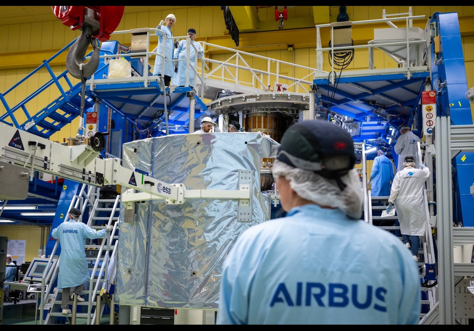 El Módulo Europeo de Servicio, en una imagen de archivo.