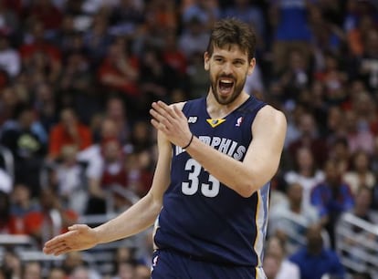 El jugador de los Grizzlies de Memphis Marc Gasol.