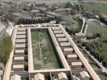 El complejo construido por las monjas de Belén junto al monasterio de Sijena, en una imagen obtenida de la página web de la orden religiosa. 