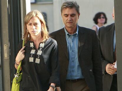 Carme Chacón y su esposo Miguel Barroso.