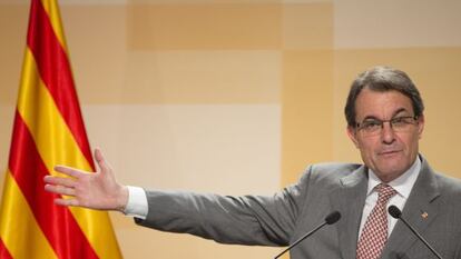 Artur Mas presents his plans for the rest of his current term on Tuesday.