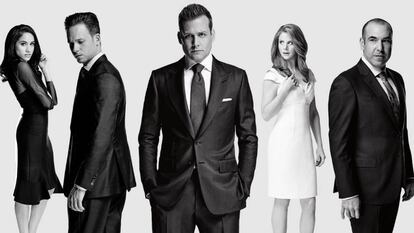 Los protagonistas de 'Suits'.