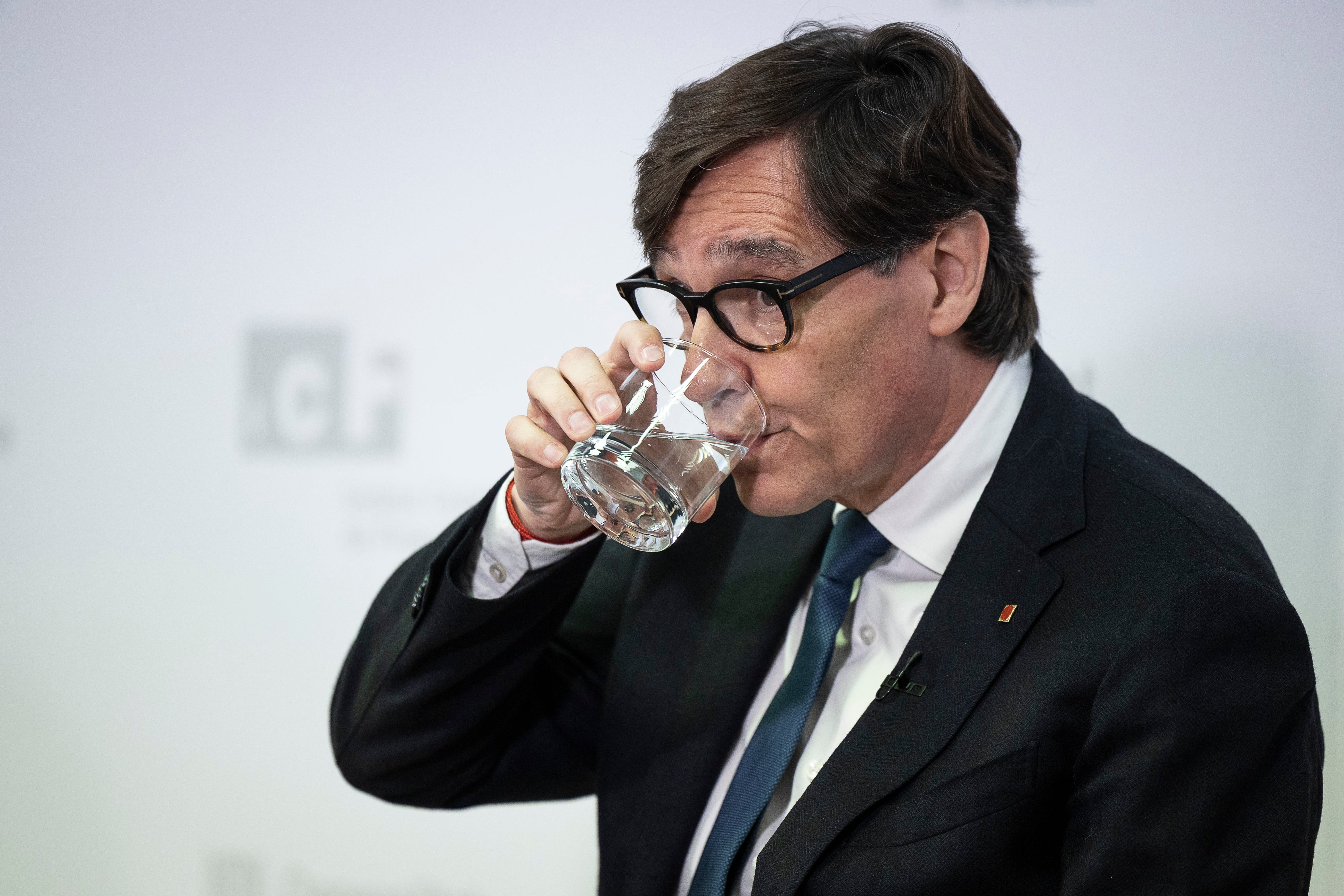 El presidente catalán, Salvador Illa, el viernes. 