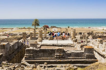 Las ruinas romanas de Baelo Claudia, en la playa de Bolonia (Cádiz).