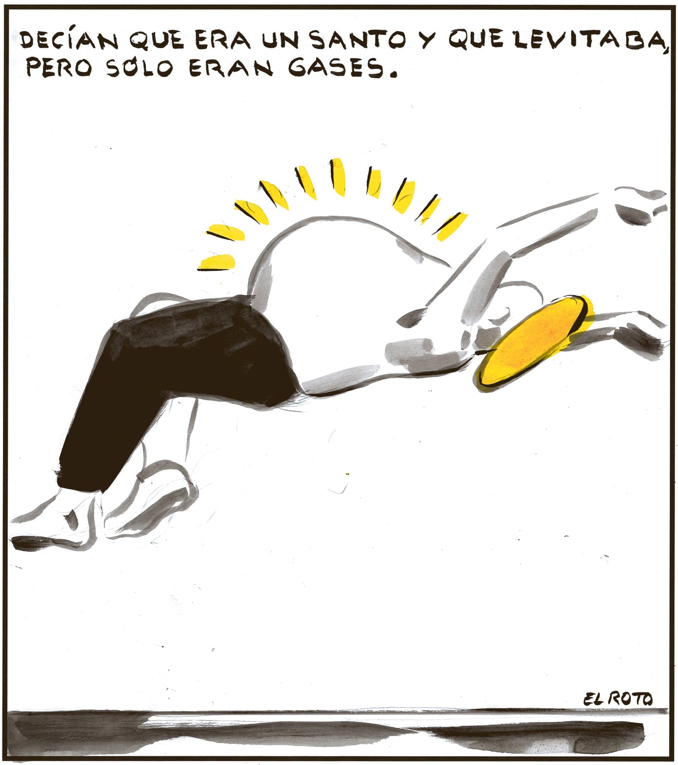 El Roto: levitación estomacal