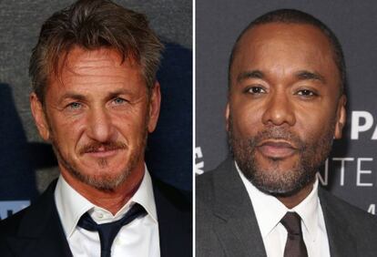 El actor Sean Penn y, a la derecha, Lee Daniels.
