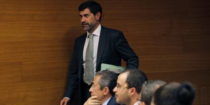 Enrique P&eacute;rez Boada, exdirector del Instituto Valenciano de Finanzas, en la comisi&oacute;n de investigaci&oacute;n de la CAM en las Cortes.