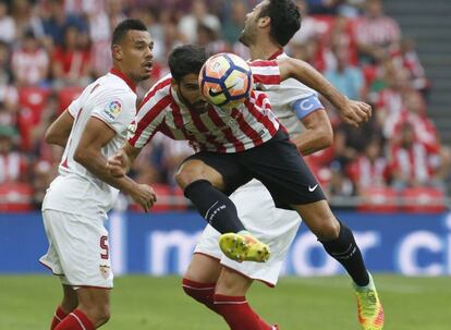Raúl García se impone a Iborra y Kolo.