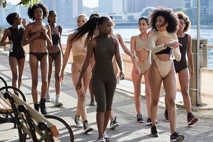 Desfile de Yeezy, la marca de Kanye West, del pasado 13 de septiembre.