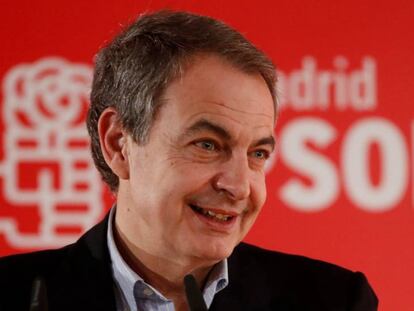 El expresidente del Gobierno Jos&eacute; Luis Rodr&iacute;guez Zapatero.