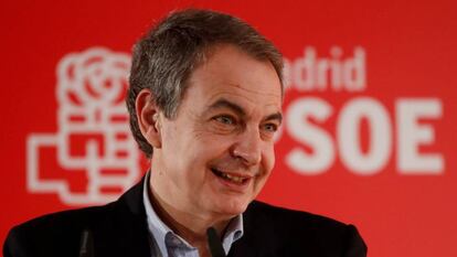 El expresidente del Gobierno Jos&eacute; Luis Rodr&iacute;guez Zapatero.