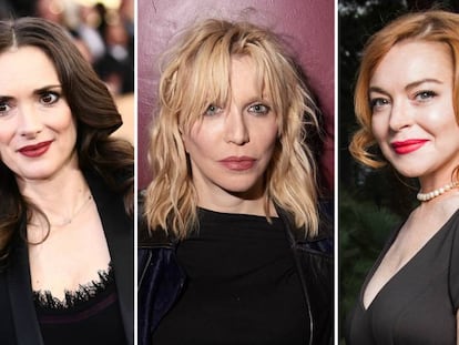 Winona Ryder, Courtney Love y Lindsay Lohan.