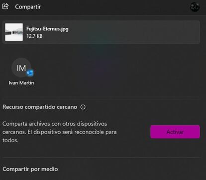 Windows 11 compartir