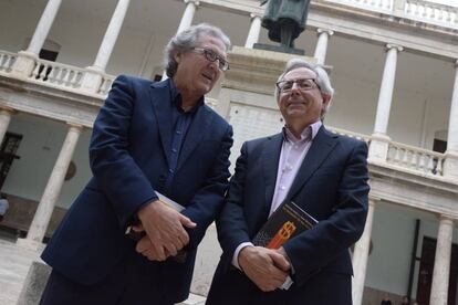 Joan Romero y Antonio Ari&ntilde;o, autores de &#039;La secesi&oacute;n de los ricos&#039;.